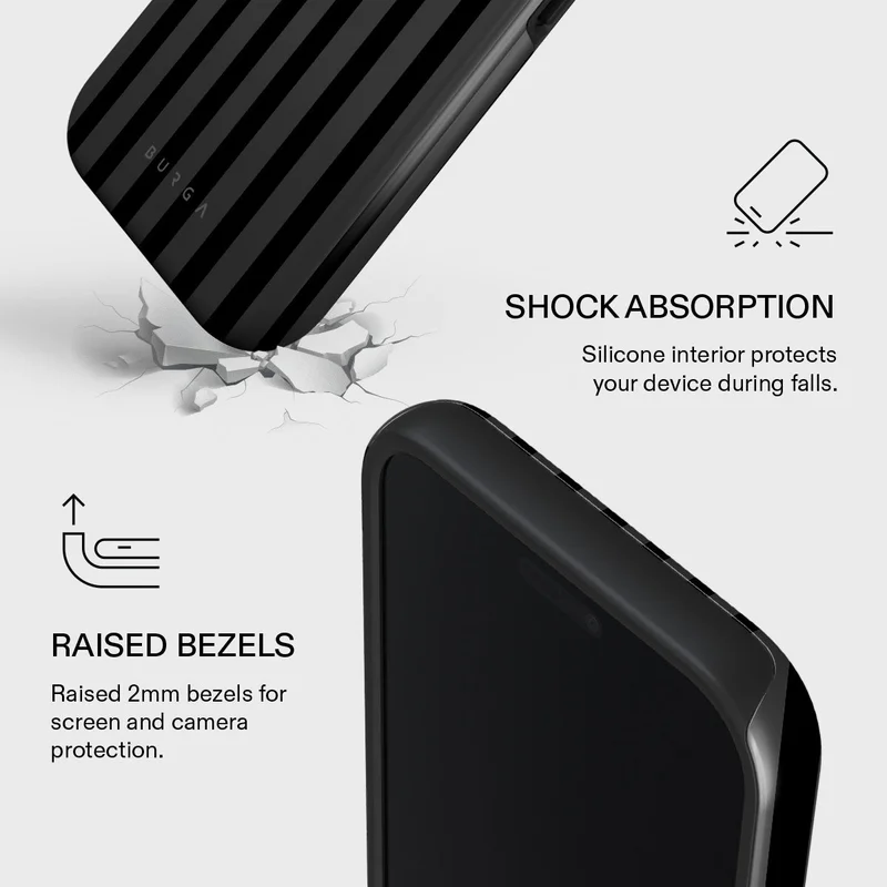 Burga iPhone 17 Pro Max Nightfall Burga iPhone 17 Pro Max Nightfall Premium Case Compatible with Hybrid Dual-Layer Hard Shell + Silicone Protection - Scratch-Resistant Shockproof Mobile Cover  | Best Price UAE